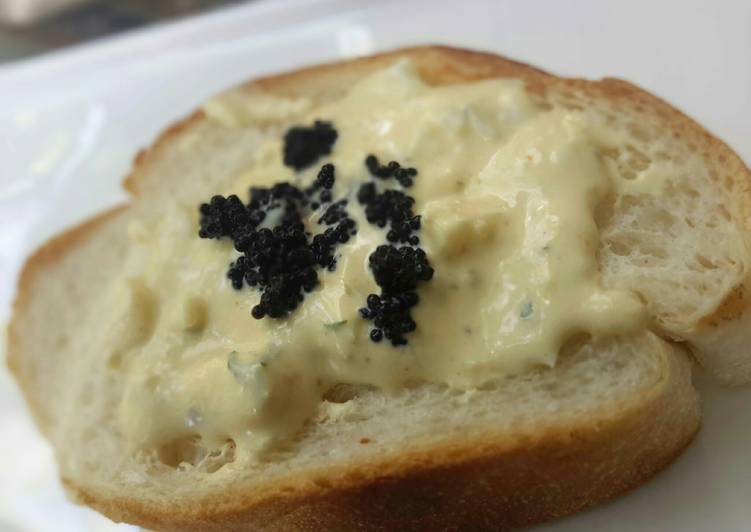 Recipe of Homemade Caviar on Toasted