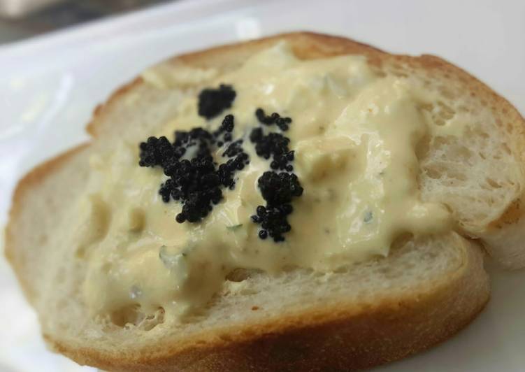 Simple Way to Make Speedy Caviar on Toasted