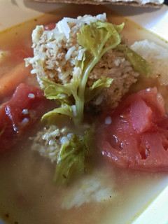 A picture of Caldo De Albondigas/ Meatball Soup.