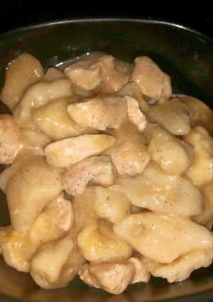 A picture of Simple Creamy Chicken and Dumplings.