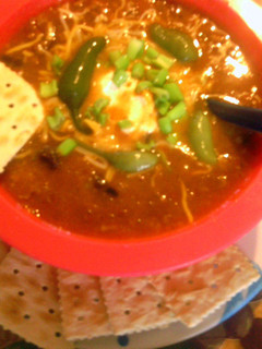 A picture of dang good chilli.