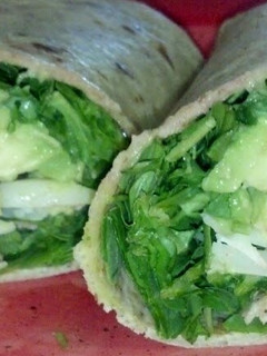 A picture of Avocado & Pickled Beet Wrap.