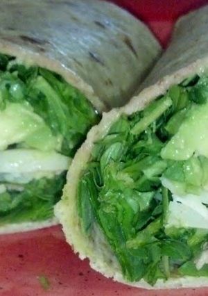A picture of Avocado & Pickled Beet Wrap.