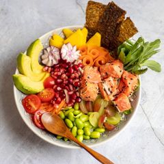 A picture of Poke bowl - California style 🥗.