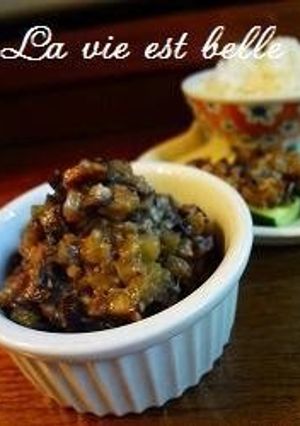 A picture of (Meat Miso-style) Eggplant Miso For Vegans.