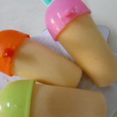 Mango kulfi A picture of Mango kulfi.