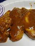 Chicken in chocolate mustard sauce