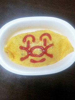 A picture of Rice Omelette That Won't Get Soggy! Using a Special Technique.