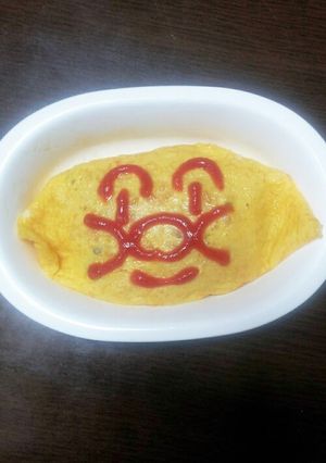 A picture of Rice Omelette That Won't Get Soggy! Using a Special Technique.
