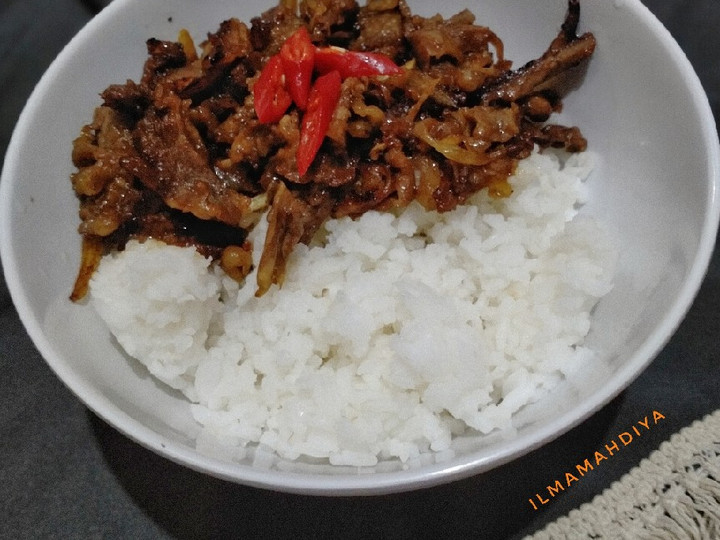 Resep 61. Rice Bowl Beef BBQ Anti Gagal