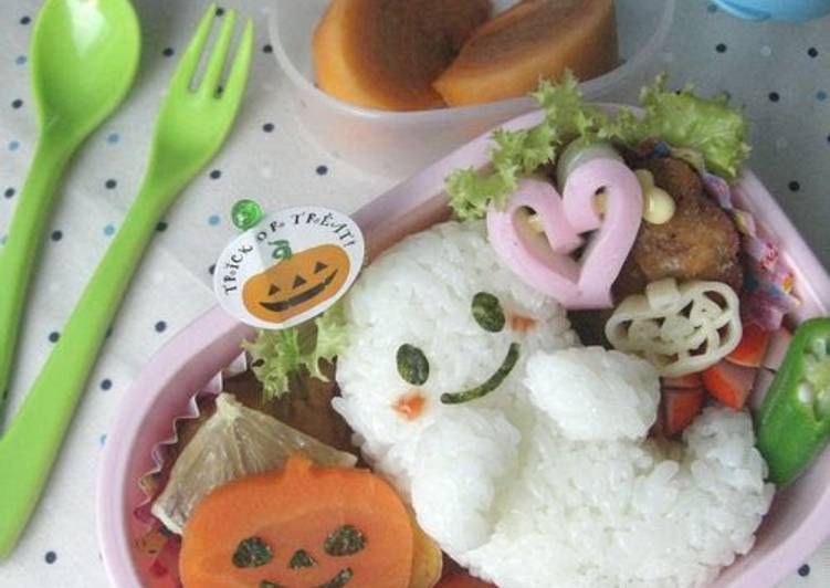 Simple Way to Prepare Quick Halloween Character Bento