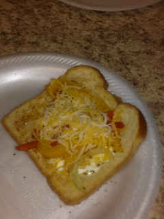 A picture of Egg in toast.