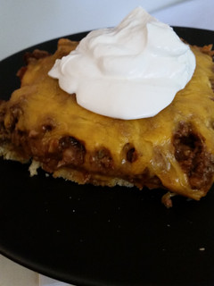 A picture of Taco Bake (gluten-free).