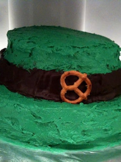 A picture of Leprechaun Hat Cake.