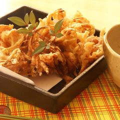 A picture of My Mother-in-Law's Recipe for Vegetable Kakiage Fritters.