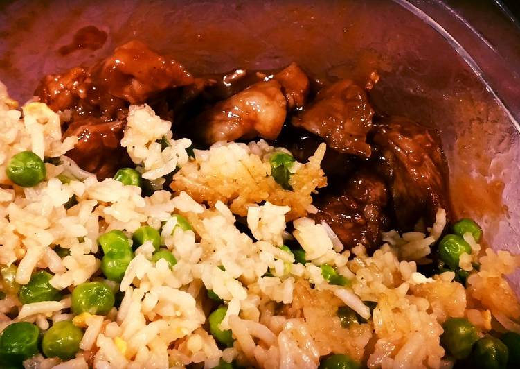 Step-by-Step Guide to Prepare Quick Chinese pork and fried rice