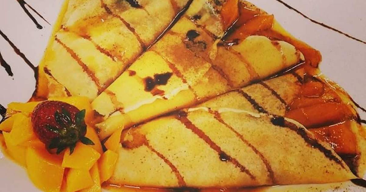 Mango Crepes Recipe by Sahlee Yamas Cookpad