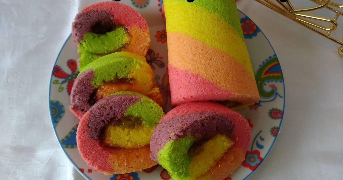 39 Resep Cake Gulung Pelangi Panggang Enak Dan Mudah - Cookpad 39 Resep Cake Gulung Pelangi Panggang Enak Dan Mudah - Cookpad