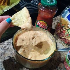 A picture of Homemade Queso. NO VELVEETA.