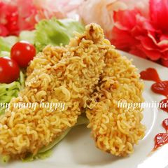 A picture of Ramen-breaded Cutlets.