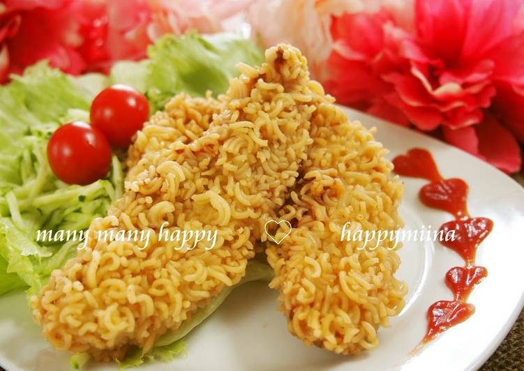 Recipe of Favorite Ramen-breaded Cutlets