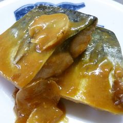 A picture of Mackerel Simmered in Glossy Miso Sauce in 10 Minutes.