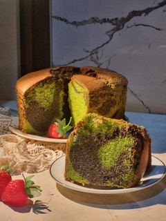 Foto resep Chiffon Pandan-Ketan Hitam