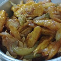A picture of Crispy potato chilli.