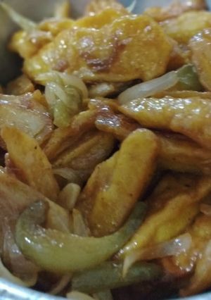 A picture of Crispy potato chilli.