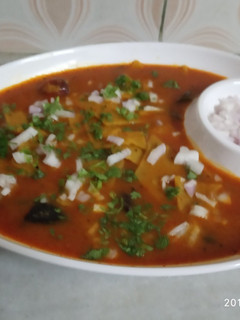 A picture of Dal dhokli.