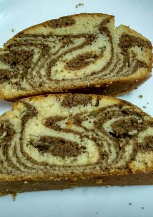 A picture of Zebra cake.