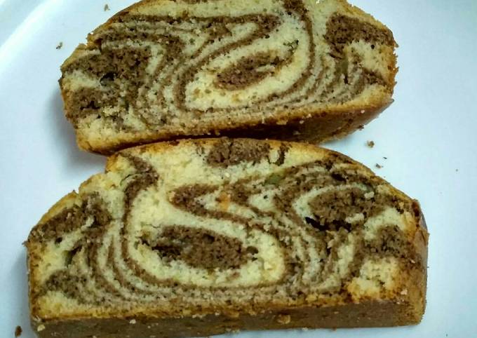 Zebra cake Recipe by Vandana Aggarwal (bindu) - Cookpad