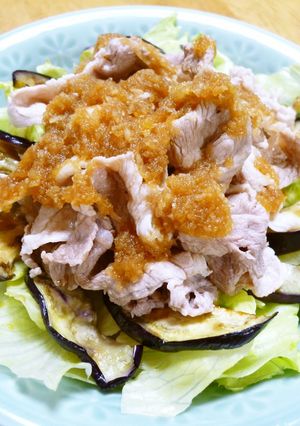 A picture of Chilled Shabu Salad With Tender Pork Offcuts.