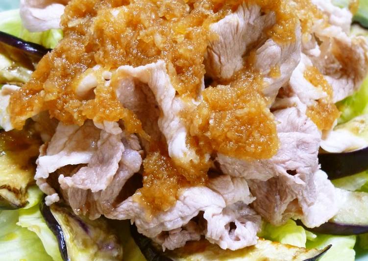 Chilled Shabu Salad With Tender Pork Offcuts