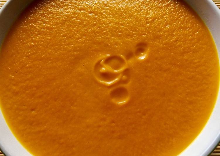 Crema de calabaza y zanahoria en Thermomix