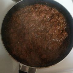 A picture of Hannah's sweet and spicy sloppy joes.