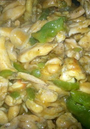 A picture of Creamy Skillet Chicken Fajitas.