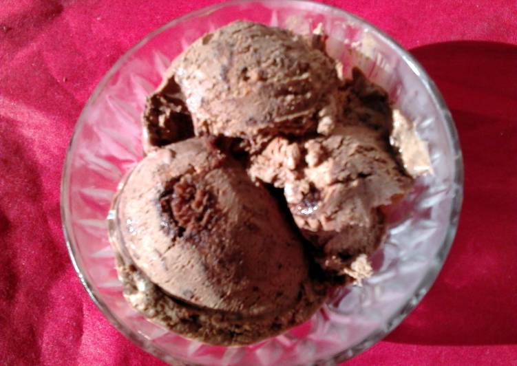 How to Make Appetizing Ladybirds Delicious Home Made Choc Brownie and Fudge Sauce Choc Ice Cream .