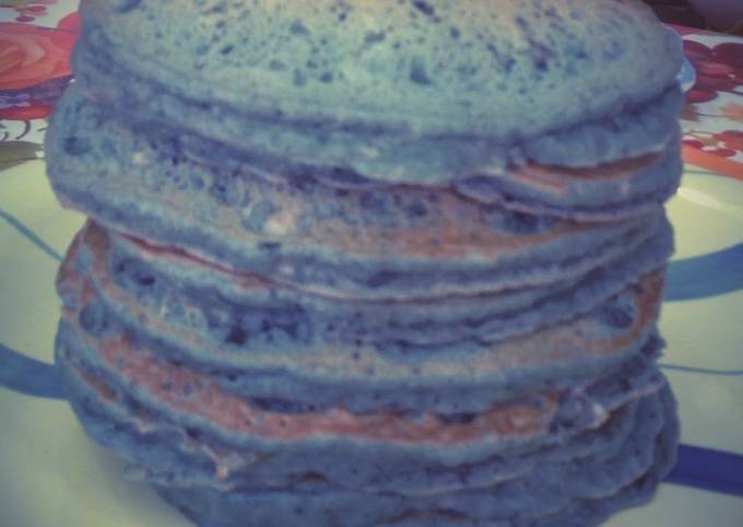 Blueberry Cream Cheese Pancakes