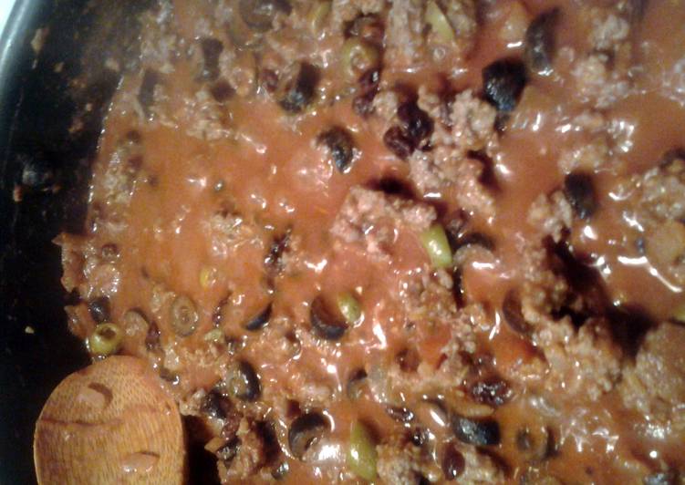 Cuban picadillo