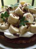 Large Fresh Banana Tart