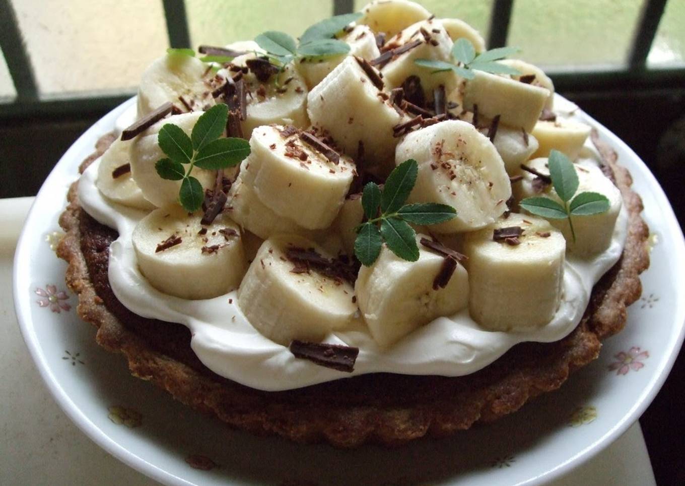 Large Fresh Banana Tart