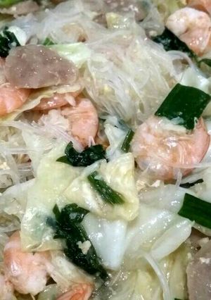 Foto resep Bihun siram seafood
