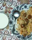 Vegetable Soya and Coconut pulav in the Pressure Cooker