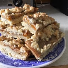 Low sugar coconut slices #mycookbook A picture of Low sugar coconut slices #mycookbook.