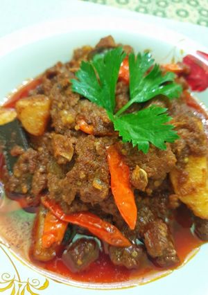 Foto resep Oseng Mercon Sapi Kentang