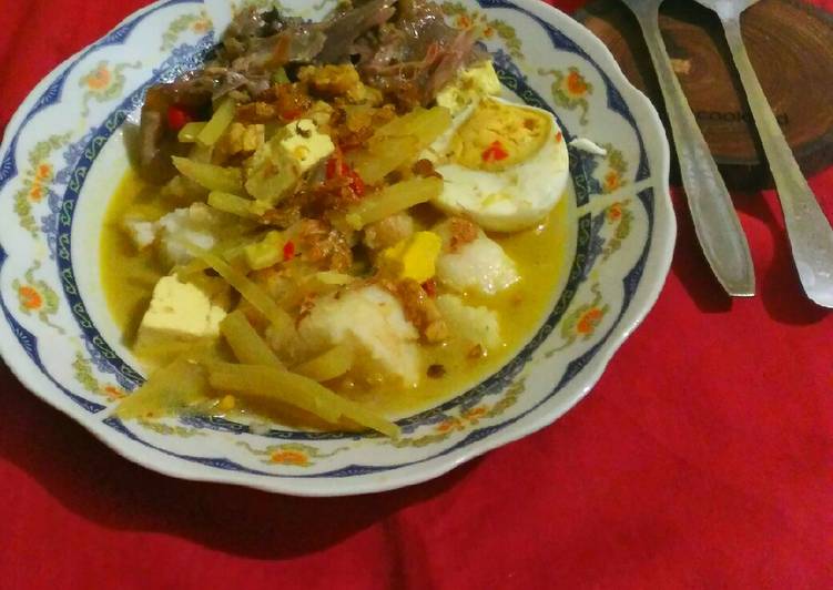 Ketupat Sayur Labu siam