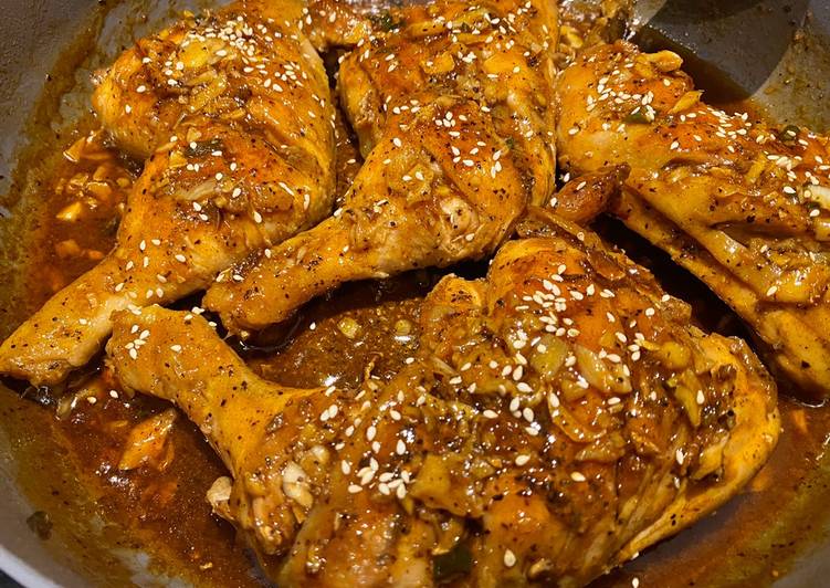 Step-by-Step Guide to Make Quick Stew chicken with black pepper
