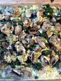 Tostitos spinach dip loaded fish bake