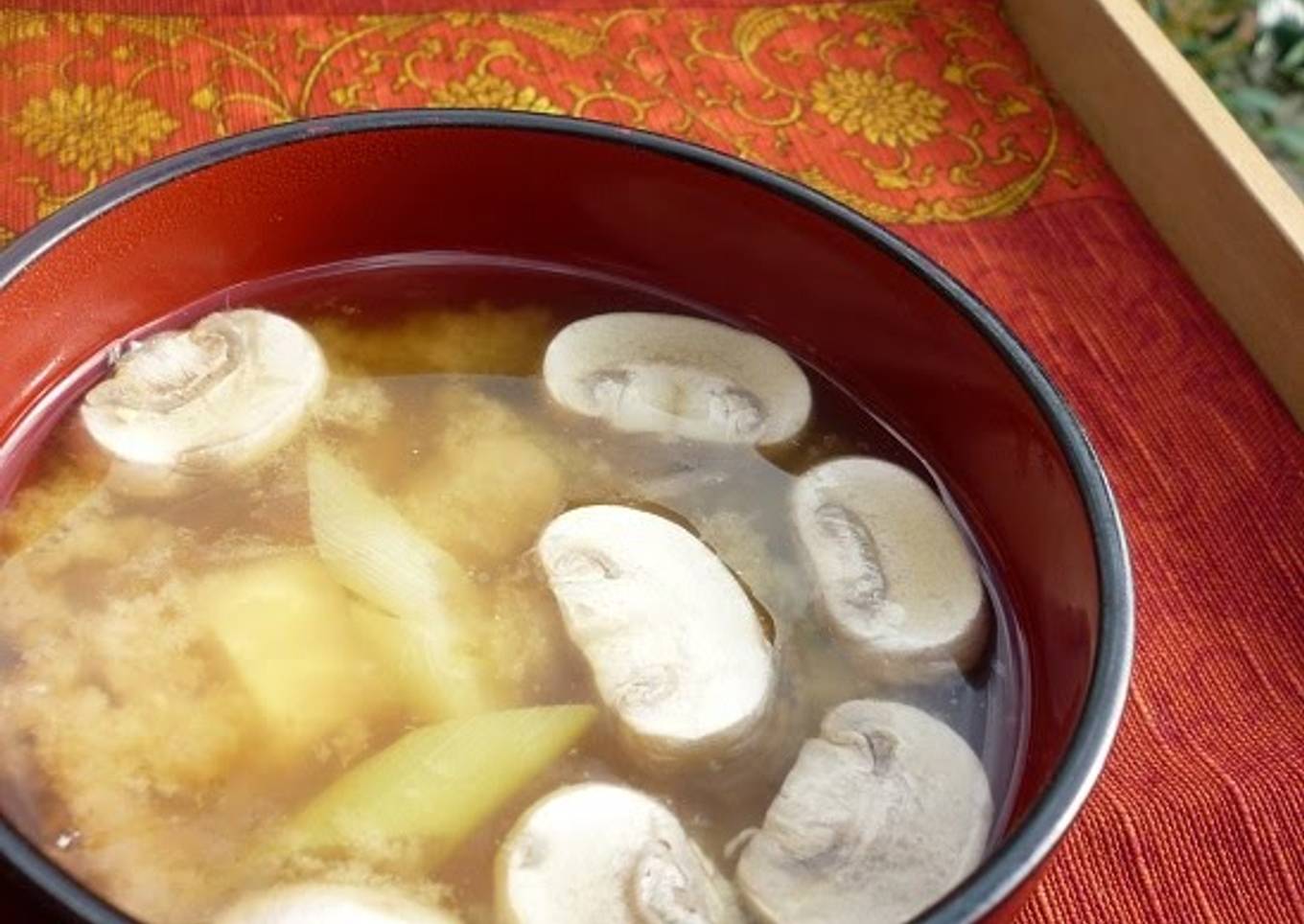 Miso Soup with Mushrooms